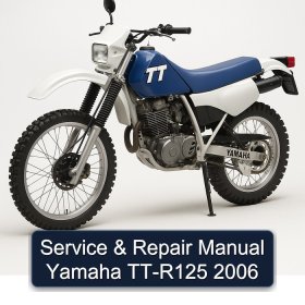 Service & Repair Manual Yamaha TT-R125 2006