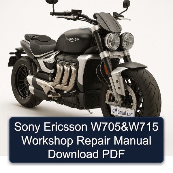 Sony Ericsson W705&W715 Workshop Repair Manual Download PDF