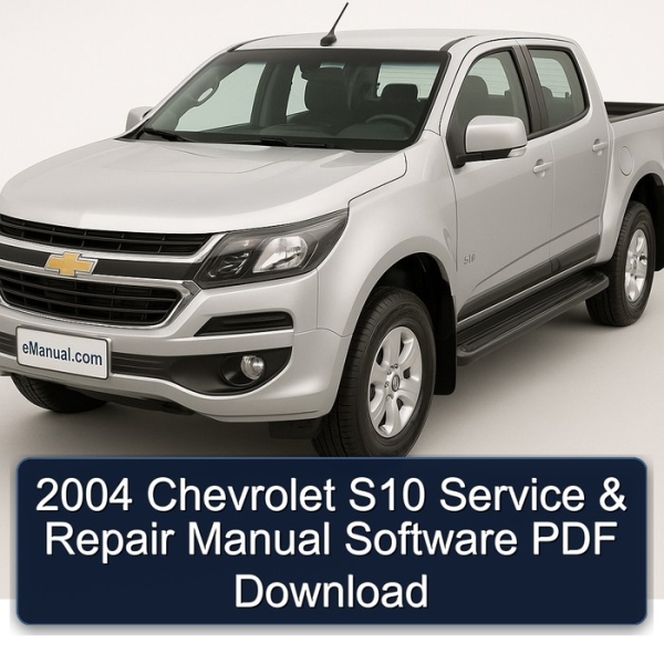 2004 Chevrolet S10 Service & Repair Manual Software PDF Download