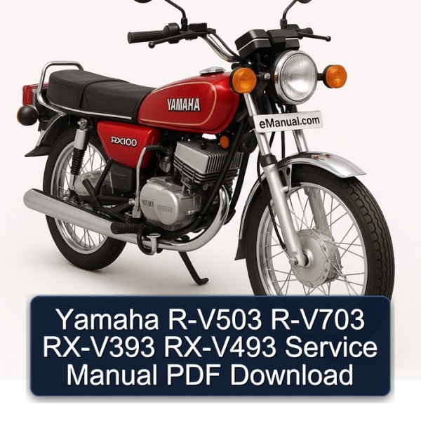 Yamaha R-V503 R-V703 RX-V393 RX-V493 Service Manual PDF Download