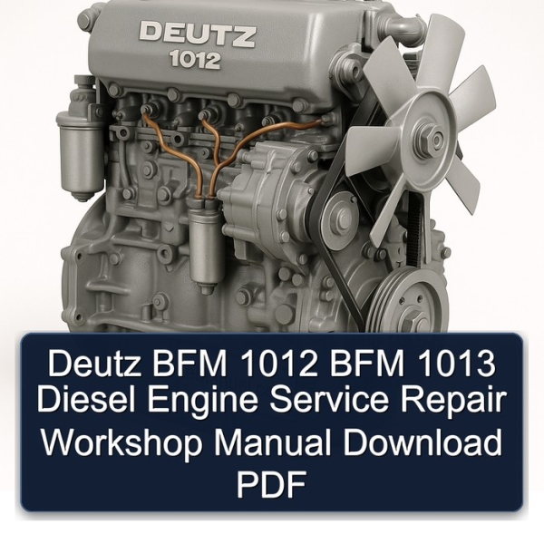 Deutz BFM 1012 BFM 1013 Diesel Engine Service Repair Workshop Manual Download PDF