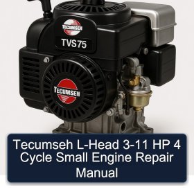 Tecumseh L-Head 3-11 HP 4 Cycle Small Engine Repair Manual