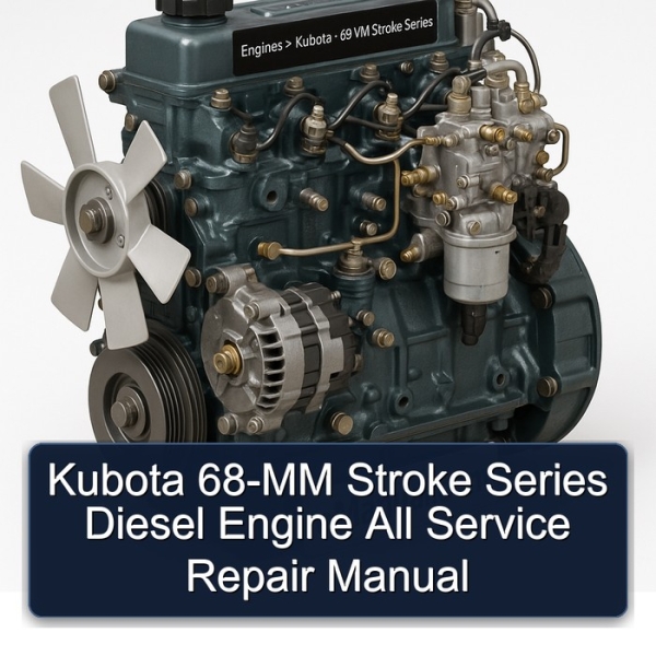 Kubota 68-MM Stroke Series Diesel Engine All Service Repair Manual