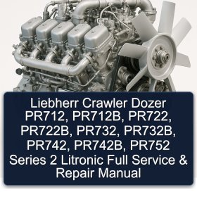 Liebherr Crawler Dozer PR712, PR712B, PR722, PR722B, PR732, PR732B, PR742, PR742B, PR752 Series 2 Litronic Full Service & Repair Manual