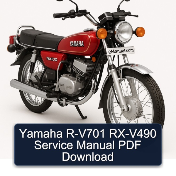 Yamaha R-V701 RX-V490 Service Manual PDF Download