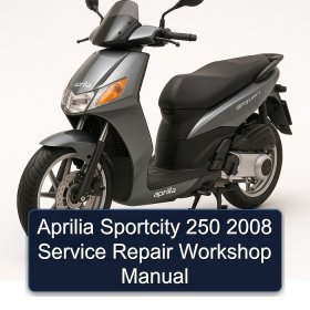 Aprilia Sportcity 250 2008 Service Repair Workshop Manual