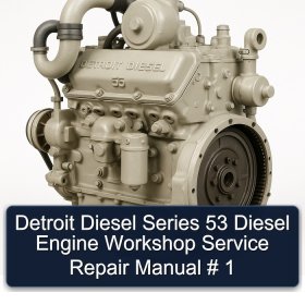 Detroit Diesel Series 53 Diesel Engine Workshop Service Repair Manual # 1