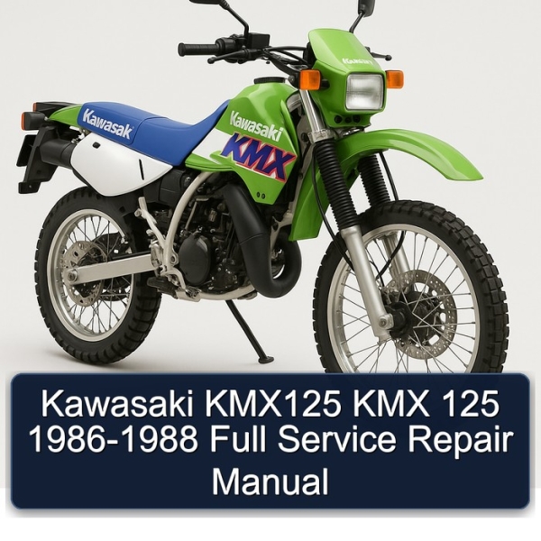 Kawasaki KMX125 KMX 125 1986-1988 Full Service Repair Manual
