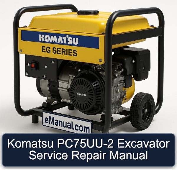 Komatsu PC75UU-2 Excavator Service Repair Manual