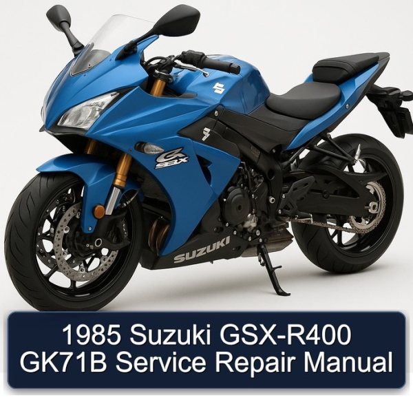 1985 Suzuki GSX-R400 GK71B Service Repair Manual