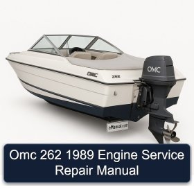 Omc 262 1989 Engine Service Repair Manual