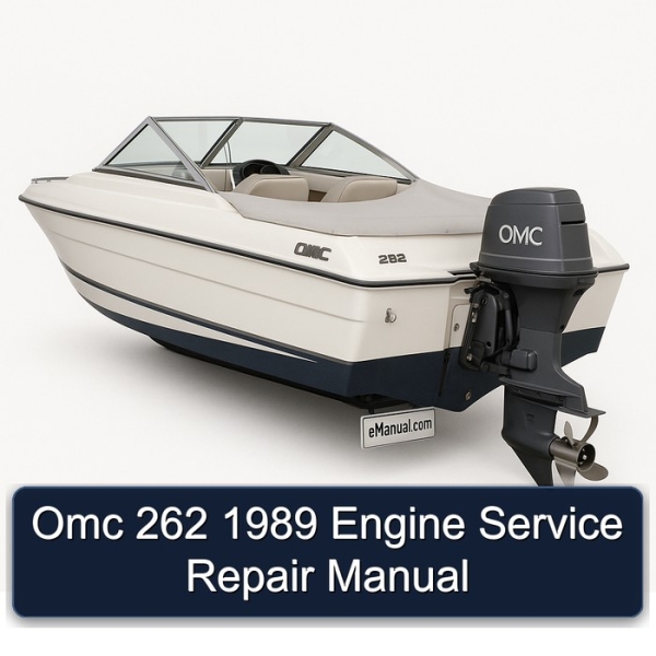 Omc 262 1989 Engine Service Repair Manual