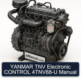 YANMAR TNV Electronic CONTROL 4TNV88-U Manual