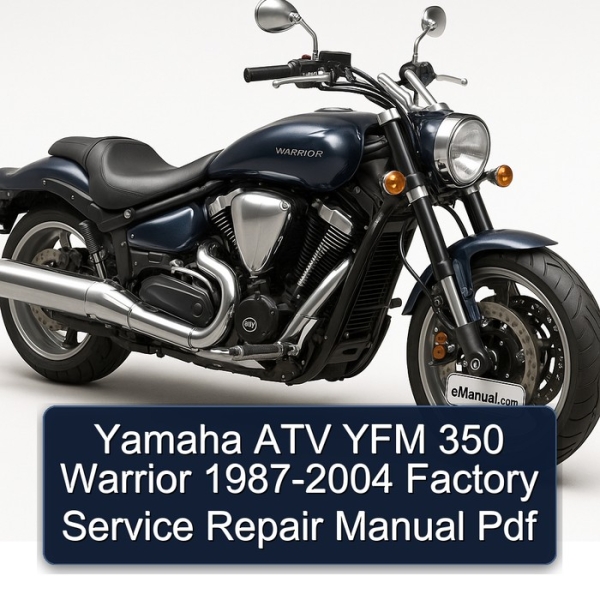 Yamaha ATV YFM 350 Warrior 1987-2004 Factory Service Repair Manual Pdf