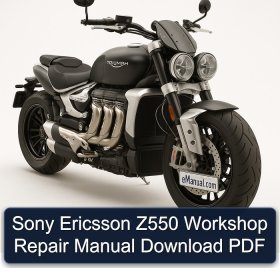 Sony Ericsson Z550 Workshop Repair Manual Download PDF