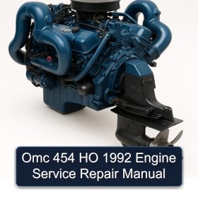 Omc 454 HO 1992 Engine Service Repair Manual