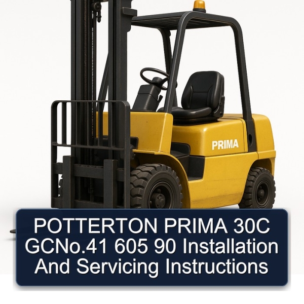 POTTERTON PRIMA 30C GCNo.41 605 90 Installation And Servicing Instructions