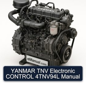 YANMAR TNV Electronic CONTROL 4TNV94L Manual