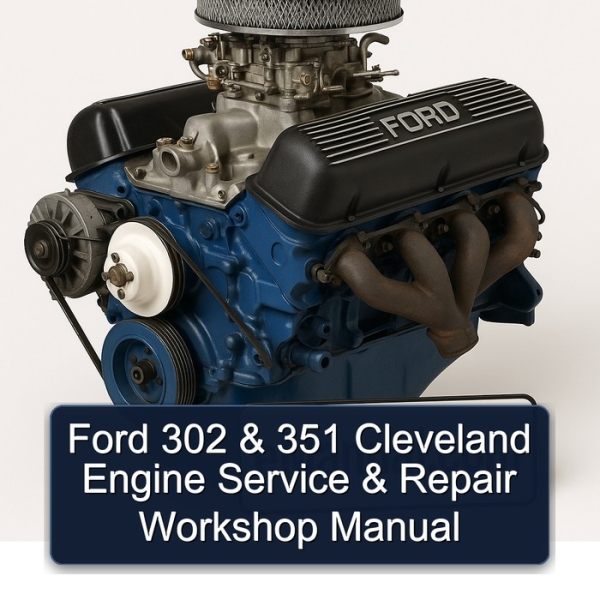 Ford 302 & 351 Cleveland Engine Service & Repair Workshop Manual