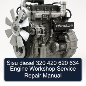 Sisu diesel 320 420 620 634 Engine Workshop Service Repair Manual