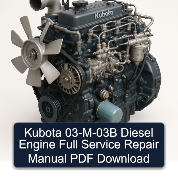 Kubota 03-M-03B Diesel Engine Full Service Repair Manual PDF Download