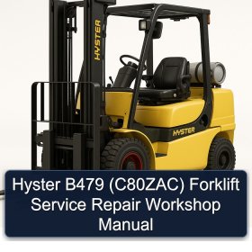 Hyster B479 (C80ZAC) Forklift Service Repair Workshop Manual