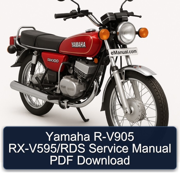 Yamaha R-V905 RX-V595/RDS Service Manual PDF Download