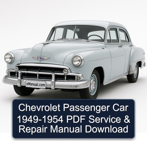 Chevrolet Passenger Car 1949-1954 PDF Service & Repair Manual Download