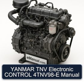 YANMAR TNV Electronic CONTROL 4TNV98-E Manual