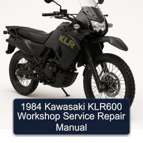 1984 Kawasaki KLR600 Workshop Service Repair Manual