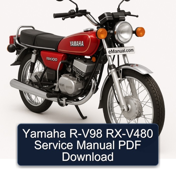 Yamaha R-V98 RX-V480 Service Manual PDF Download