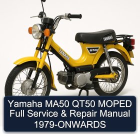 Yamaha MA50 QT50 MOPED Full Service & Repair Manual 1979-ONWARDS