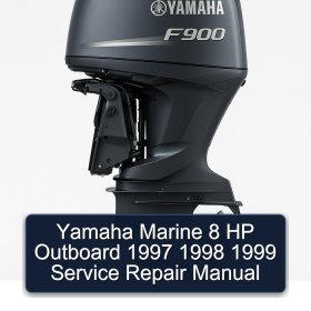 Yamaha Marine 8 HP Outboard 1997 1998 1999 Service Repair Manual