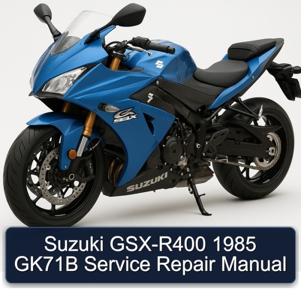 Suzuki GSX-R400 1985 GK71B Service Repair Manual