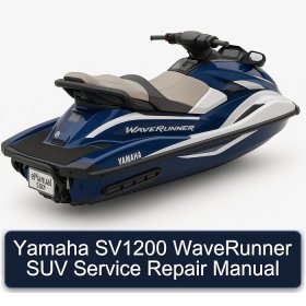 Yamaha SV1200 WaveRunner SUV Service Repair Manual