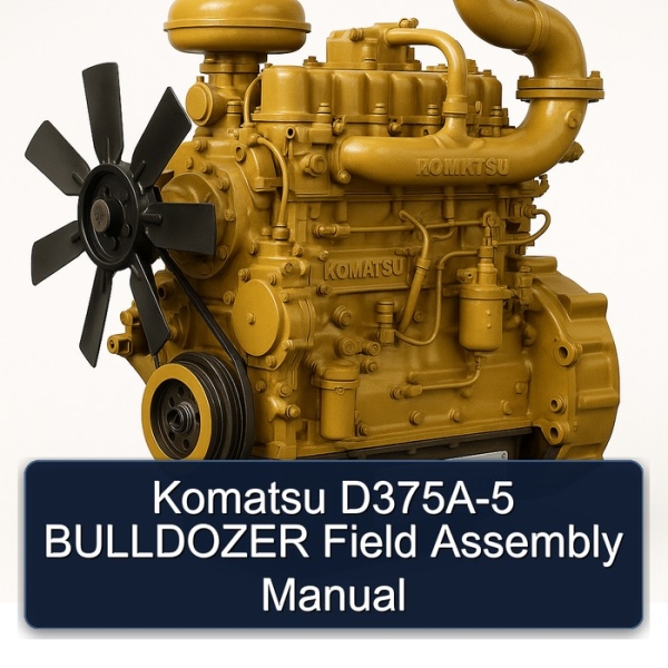 Komatsu D375A-5 BULLDOZER Field Assembly Manual
