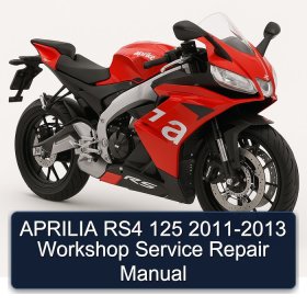 APRILIA RS4 125 2011-2013 Workshop Service Repair Manual