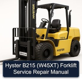 Hyster B215 (W45XT) Forklift Service Repair Manual