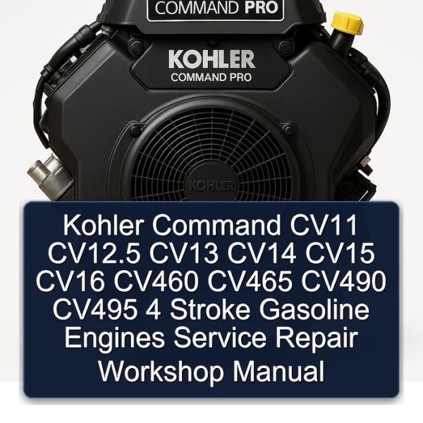 Kohler Command CV11 CV12.5 CV13 CV14 CV15 CV16 CV460 CV465 CV490 CV495 4 Stroke Gasoline Engines Service Repair Workshop Manual