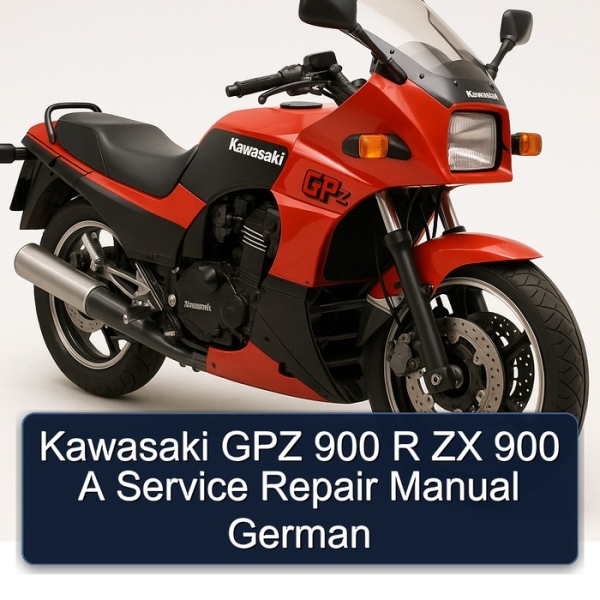 Kawasaki GPZ 900 R ZX 900 A Service Repair Manual German