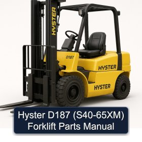 Hyster D187 (S40-65XM) Forklift Parts Manual
