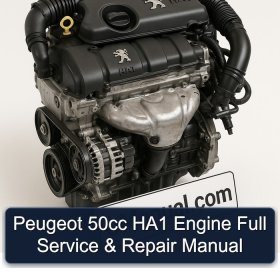 Peugeot 50cc HA1 Engine Full Service & Repair Manual