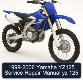 1999-2006 Yamaha YZ125 Service Repair Manual yz 125