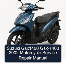 Suzuki Gsx1400 Gsx-1400 2002 Motorcycle Service Repair Manual