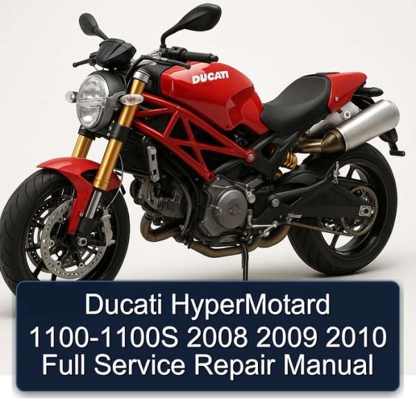 Ducati HyperMotard 1100-1100S 2008 2009 2010 Full Service Repair Manual