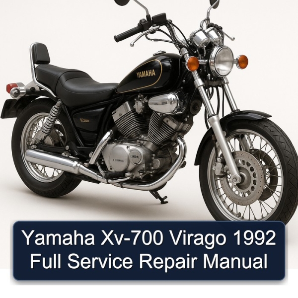 Yamaha Xv-700 Virago 1992 Full Service Repair Manual