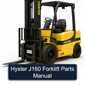 Hyster J160 Forklift Parts Manual