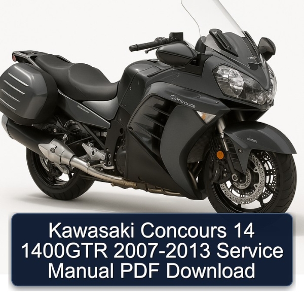 Kawasaki Concours 14 1400GTR 2007-2013 Service Manual PDF Download