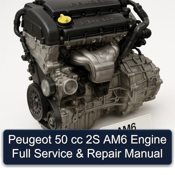 Peugeot 50 cc 2S AM6 Engine Full Service & Repair Manual