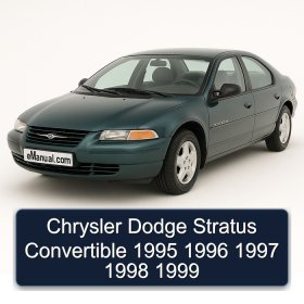 Chrysler Dodge Stratus Convertible 1995 1996 1997 1998 1999
